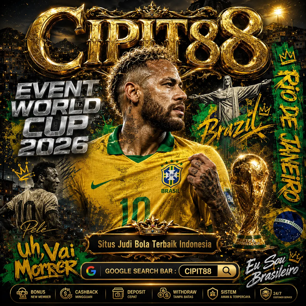 CIPIT88 : Link Agen Judi Bola SBOBET Bet Parlay Mudah Dan Murah Piala Dunia 2026 by Hey siriusly